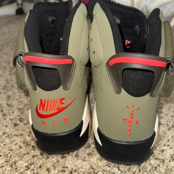 Travis Scott x Air Jordan 6 Retro GS “Olive”